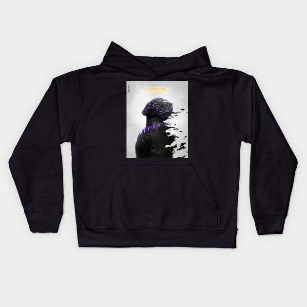 Black panther tribute 2 Kids Hoodie by sidomatic